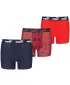 Детски боксерки PUMA ELEMENTS BOYS PRINTED BOXERS 3P 93896702 МОРСКО/ЧЕРВЕНО