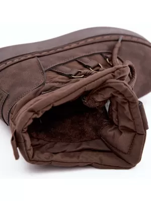Дамски обувки BIG STAR SHOES UU274191 КАФЯВО/БЕЖОВО