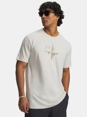 Мъжка тениска UNDER ARMOUR EXPLOR GRAPHIC SS 6012783-110 БЯЛО