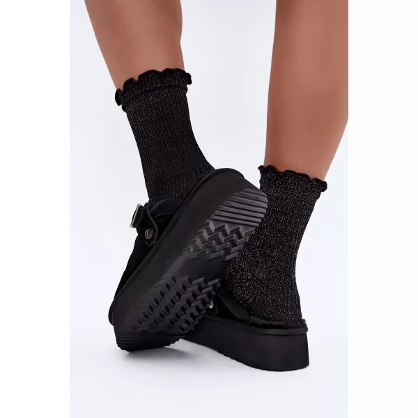  Дамски снежни човеци BIG STAR SHOES UU274698 ЧЕРЕН 