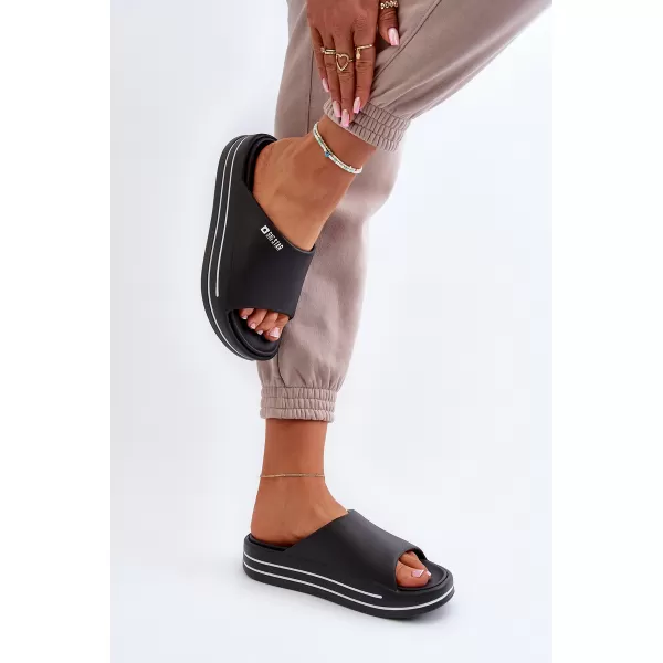  Дамски чехли BIG STAR SHOES NN274A037 ЧЕРЕН 