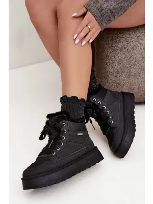 Дамски обувки BIG STAR SHOES UU274167 ЧЕРЕН