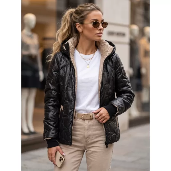  Дамско яке DSTREET TY5803 ЧЕРЕН 