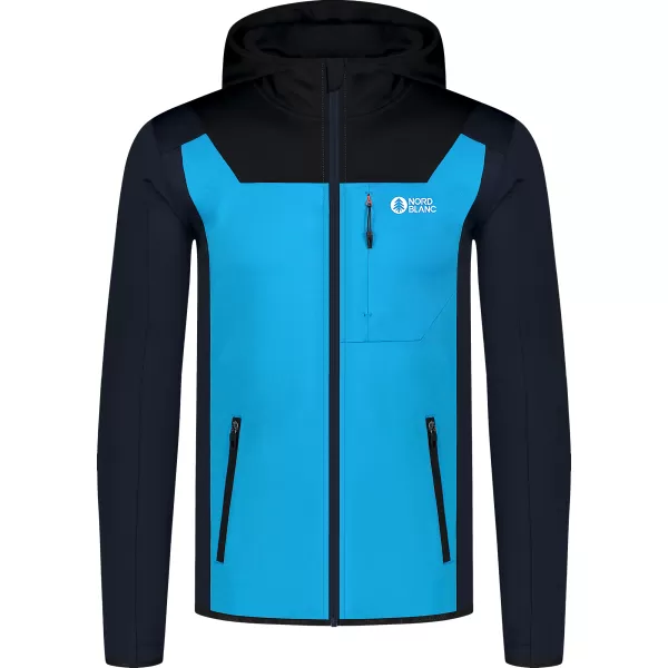  Мъжки суичър powerfleece NORDBLANC SPRAWL NBSFM8333 ЯРКО СИНЬО 