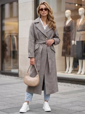 Дамско палто DSTREET NY0774 КАФЯВО