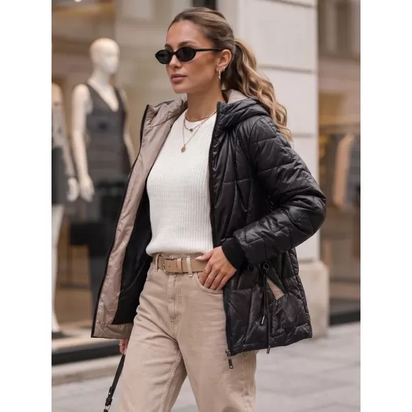  Дамско яке DSTREET TY5786 ЧЕРЕН 