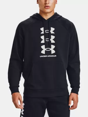 Мъжки суичър UNDER ARMOUR RIVAL FLC MULTILOGO HD 1357094-001 ЧЕРЕН