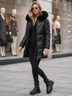 Дамско яке DSTREET TY5738 ЧЕРЕН