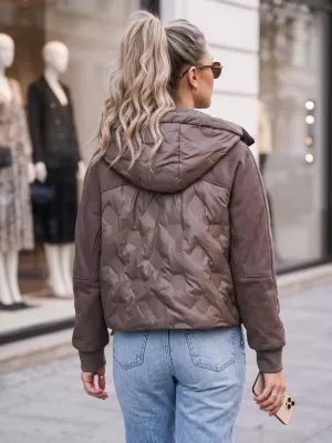 Дамско яке DSTREET TY6092 КАФЯВО