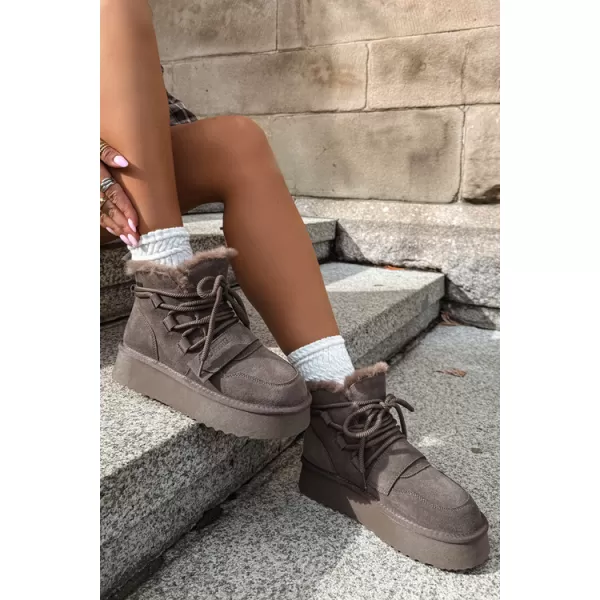  Дамски обувки BIG STAR SHOES UU274315 КАФЯВИ/БЕЖОВИ СЕНКИ 