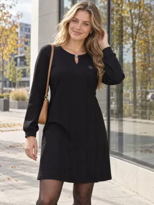 Дамска суичър рокля ALTISPORT ILARIA ЧЕРЕН