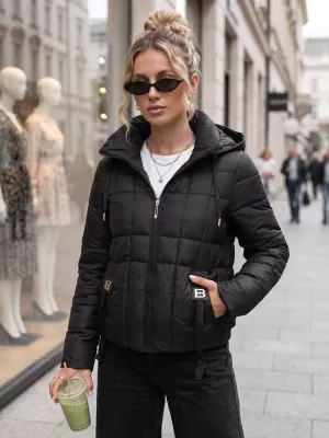 Дамско яке DSTREET TY5857 ЧЕРЕН