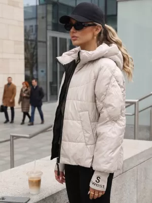 Дамско яке DSTREET TY5761 БЕЖОВО