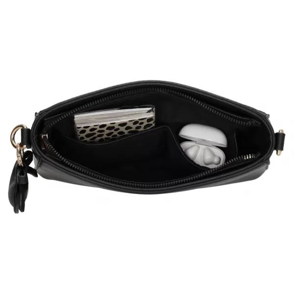  Дамска чанта CHARM LONDON Cambridge W01060 Black ЧЕРЕН 