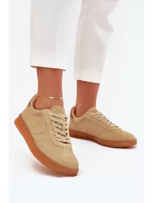 Дамски кецове BIG STAR SHOES RR274849 БЕЖОВО