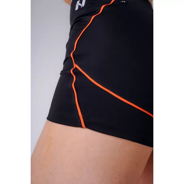  Дамски шорти NEBBIA OLYMPIA HIGH-WAIST 937 ЧЕРЕН 