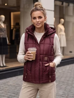 Дамски елек DSTREET TY5974 БОРДО