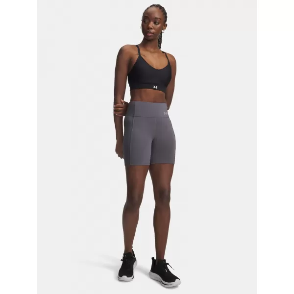  Дамски шорти UNDER ARMOUR UA VELOCITI 6IN FITTED SHORT 6009498-025 СИВО 