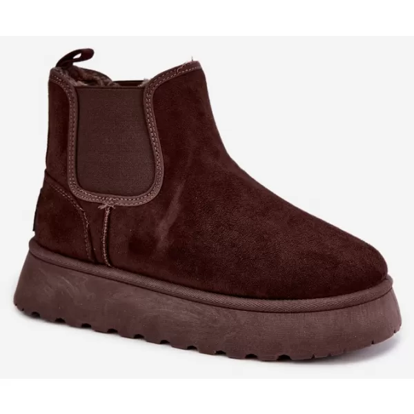  Дамски обувки BIG STAR SHOES UU274174 КАФЯВИ/БЕЖОВИ СЕНКИ 