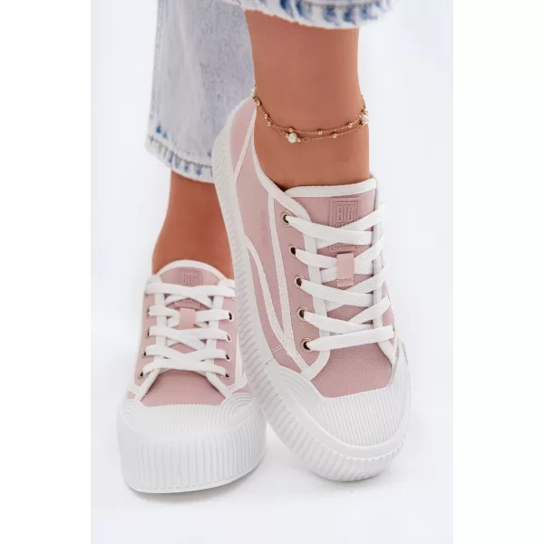 Дамски кецове BIG STAR SHOES TT274270 РОЗОВО 