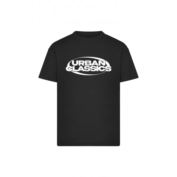  Мъжка тениска URBAN CLASSICS TB9050-00007 ЧЕРЕН 