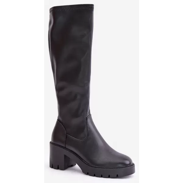  Дамски боти VINCEZA 58332 ЧЕРЕН 