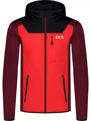 Мъжки суичър powerfleece NORDBLANC SPRAWL NBSFM8333 ЧЕРВЕНО