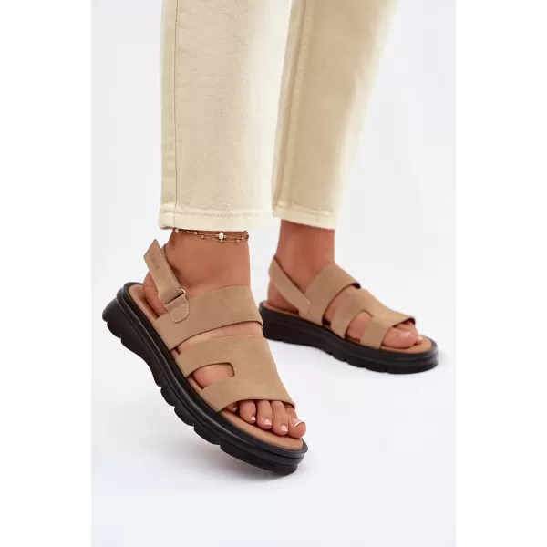  Дамски сандали BIG STAR SHOES TT274482 БЕЖОВО 