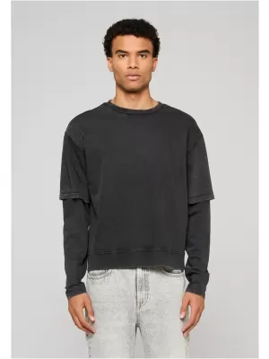 Мъжка тениска URBAN CLASSICS TB8410-00007 ЧЕРЕН