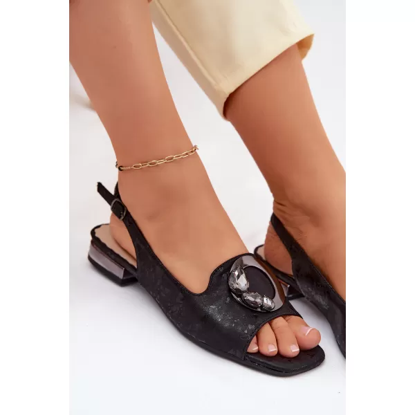  Дамски сандали S.BARSKI KV61-6024 ЧЕРЕН 