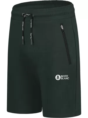 Мъжки памучни шорти NORDBLANC RELAXEDFIT NBSPM8254 ТЪМНО ЗЕЛЕНО