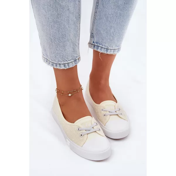  Дамски кецове LEE COOPER LCW-25-31-3445L БЕЖОВО 