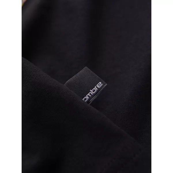  Мъжка тениска OMBRE OM-TSPT-0284 ЧЕРЕН 