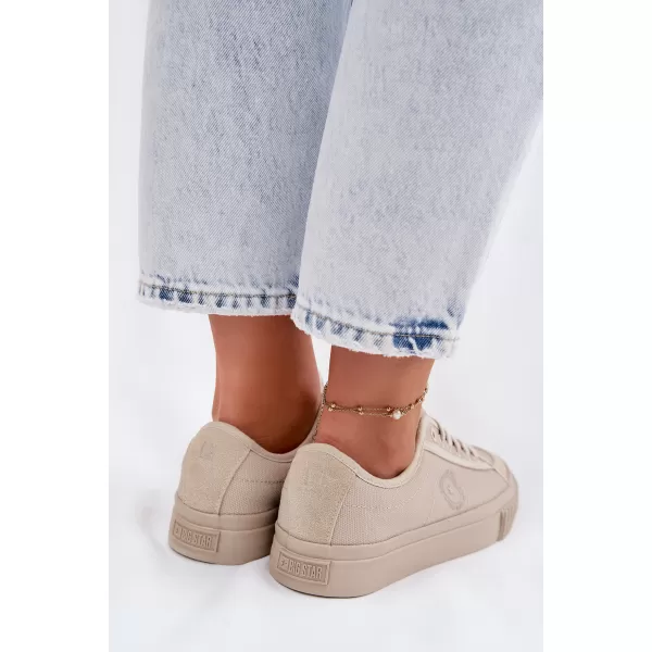  Дамски кецове BIG STAR SHOES TT274106 БЕЖОВО 