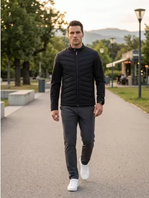 Мъжко хибридно яке MALFINI PREMIUM CROSS 555 ЧЕРЕН