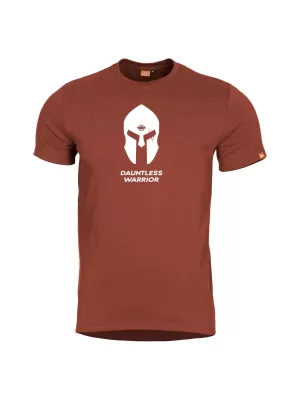 Мъжка тениска PENTAGON AGERON SPARTAN HELMET K09012-SH-74 КЕСТЕНЯВО ЧЕРВЕНО