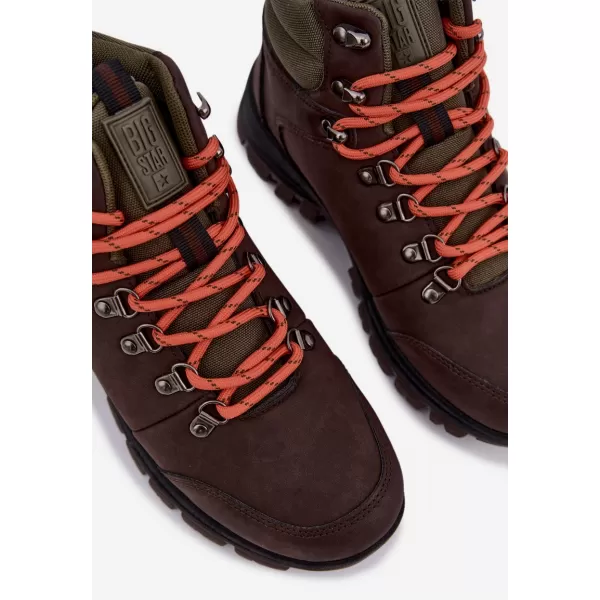  Мъжки трекинг обувки BIG STAR SHOES UU174195 ТЪМНО КАФЯВО 
