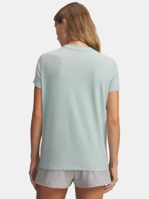 Дамска тениска UNDER ARMOUR RIVAL CORE SS 1383648-477 СИНЬО