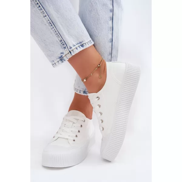  Дамски кецове BIG STAR SHOES TT274269 БЯЛО 