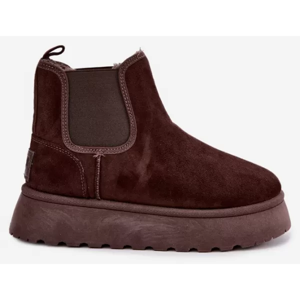  Дамски обувки BIG STAR SHOES UU274174 КАФЯВИ/БЕЖОВИ СЕНКИ 