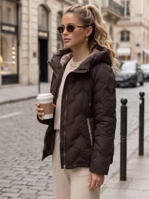 Дамско яке DSTREET TY5944 КАФЯВО