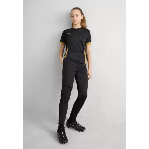  Детска спортна тениска PUMA TEAMGOAL MATCHDAY JERSEY JR 70574828 PUMA BLACK/PUMA GOLD/MATTE GOLD 