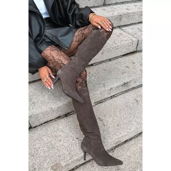  Дамски боти BIG STAR SHOES UU274495 КАФЯВИ/БЕЖОВИ СЕНКИ 