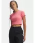 Дамска тениска UNDER ARMOUR RIVAL RIB BABY TEE 6000264-600 РОЗОВО