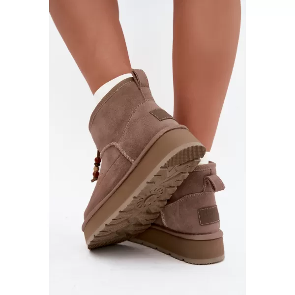  Дамски обувки BIG STAR SHOES UU274679 БЕЖОВО 