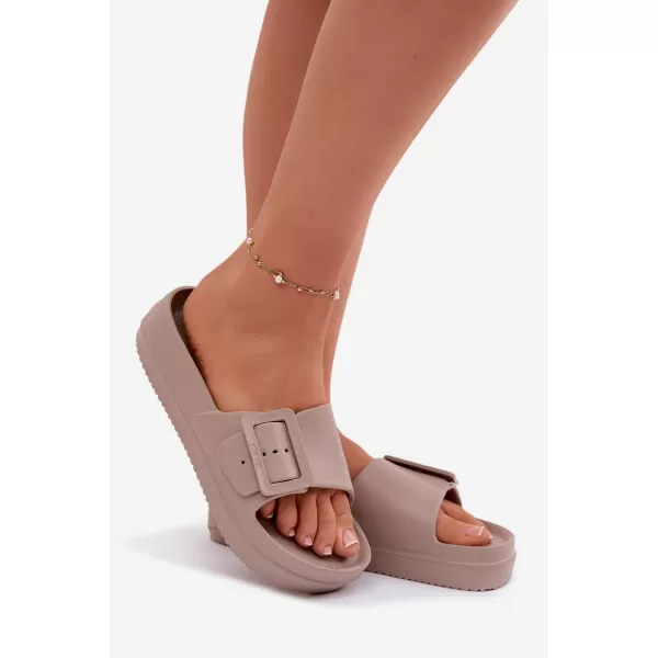  Дамски чехли BIG STAR SHOES TT274A079 БЕЖОВО 