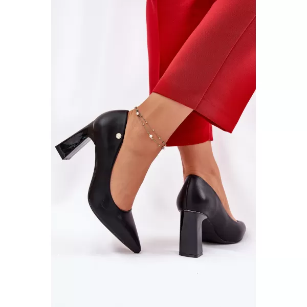  Дамски обувки VINCEZA 62221 ЧЕРЕН 