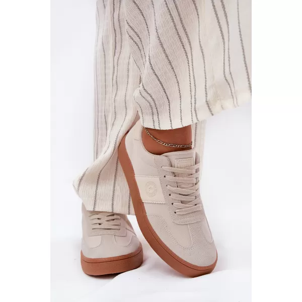  Дамски кецове BIG STAR SHOES RR274806 БЕЖОВО 