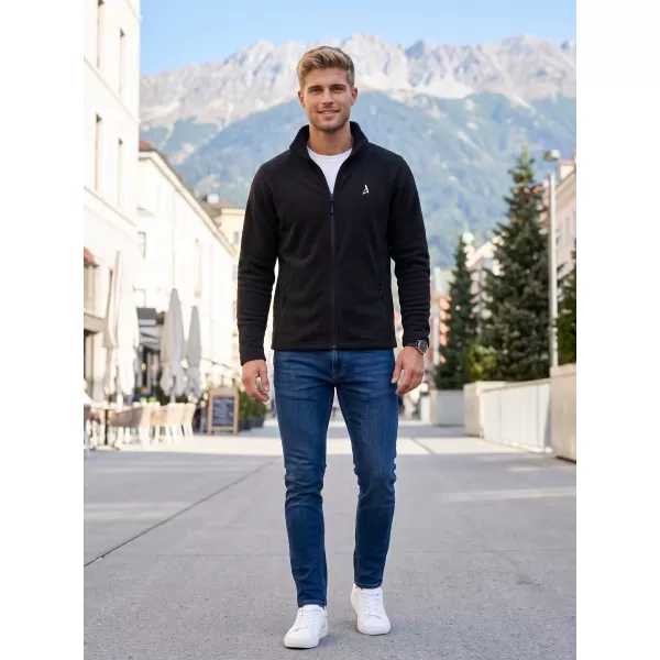  Мъжки поларен суичър ALTISPORT ALM002852 ЧЕРНО И СРЕБРИСТО 