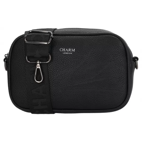  Чанта през рамо CHARM LONDON Mulberry street W01597 Black ЧЕРЕН 